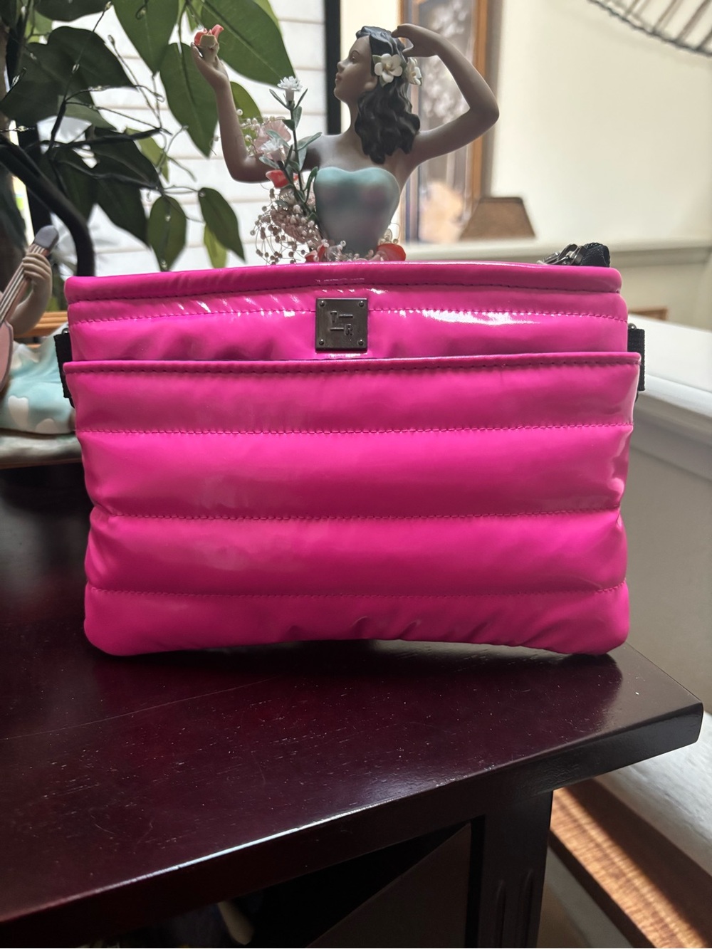 Think Roland hot pink bag